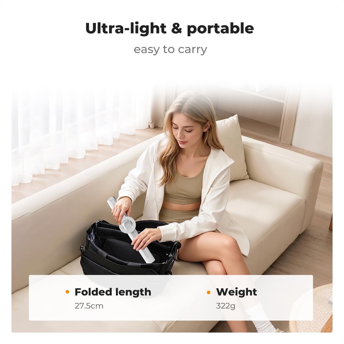 K&F CONCEPT Lightweight 71 inch Mag-Safe Selfie Stick Tripod, Portable Extendable Phone Stand with Bluetooth Remote, 3-Axis Adjustment Aluminium Vlog