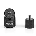 GRIFITI NOOTLE Music MIC Stand Adaptor 5/8” 27 Female to 1/4” 20 Male and MINI Ball Head for Cameras, Phone and Tablet MOUNTS