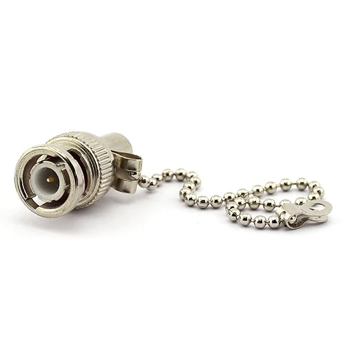 DGZZI 2-Pack RF Coaxial Adapter BNC to Termination Dummy Loads 1W 50 ohm Coax Jack Connector BNC Male to Termination Load 50 ohm