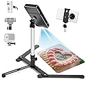 YIFMEIG Overhead Tripod for Mini Projector - Phone Holder,Camera Stand,Webcam,Stronger Support with Clip for Cookie Decorating,eaching Online Live