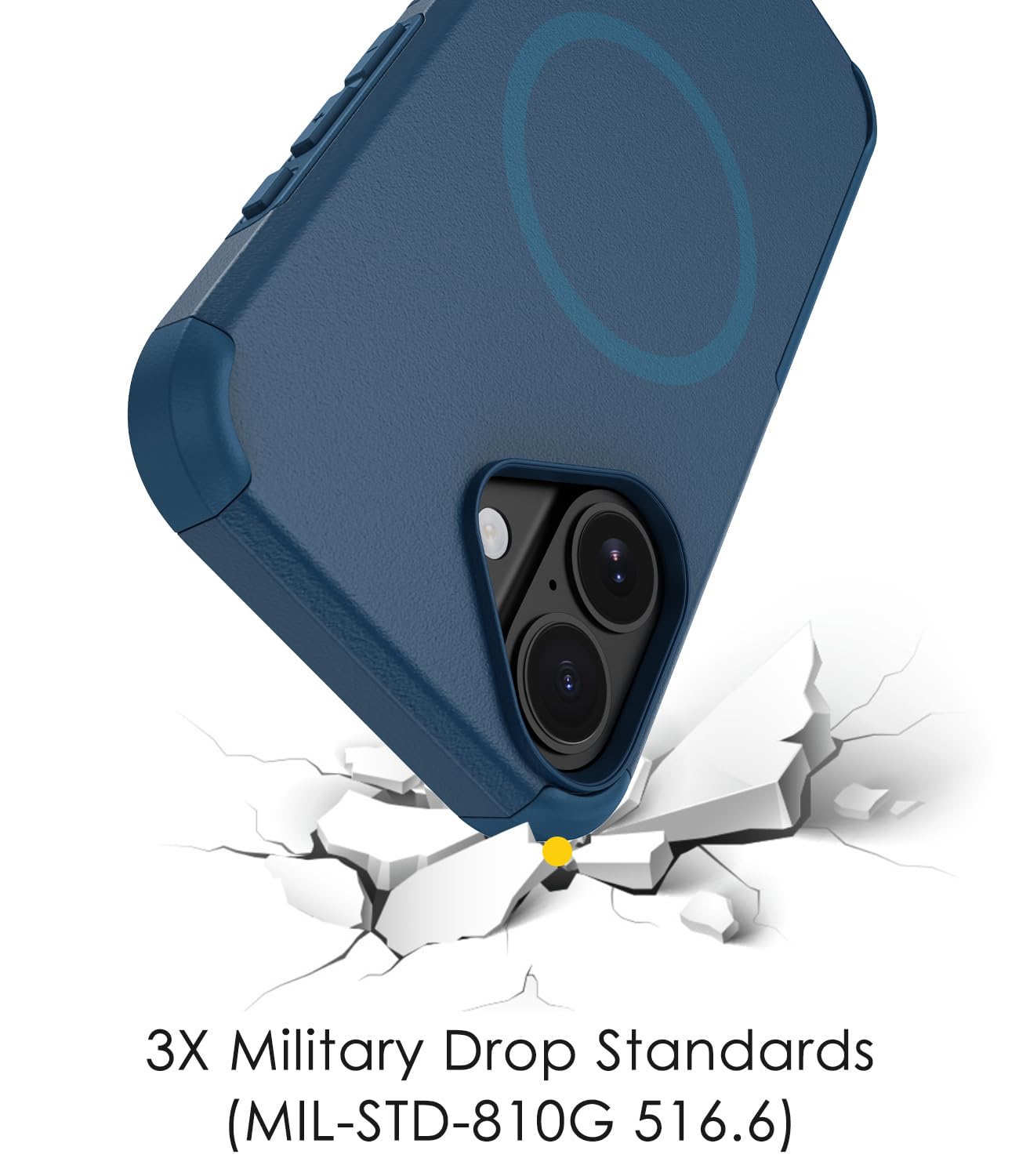 Diverbox for iPhone 16 Case,Compatible with MagSafe,with Screen Protector,with Port Protection,with Camera Control Button,Slim & Tough Phone Cases