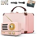 Muzen Portable Bluetooth Speaker, OTR Metal Retro Small Wireless Speaker, FM Radio with Antenna AUX, 10h+ Long Playtime, High Fidelity Stereo Audio
