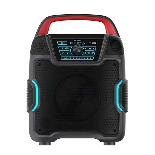 iOn Audio Pathfinder 320 All Weather Bluetooth Speaker (Renewed), Black