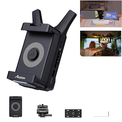 ACCSOON CineView Nano Wireless Video Transmitter 1080p 60fps ?0.06s Latency 500ft Range up to 4 Devices Monitoring