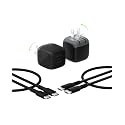 Belkin 45 Watt USB C Charger Block (2 Pack), USB-C Cable Included, PD3.1 PPS Fast Charging, Samsung Galaxy S26, S25, Apple iPhone 17, Air, Pro, Pro