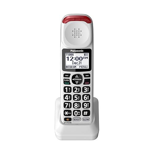 Panasonic Cordless Phone Handset Accessory Compatible with KX-TGM420W Series Cordless Phone Systems - KX-TGMA44W (White)