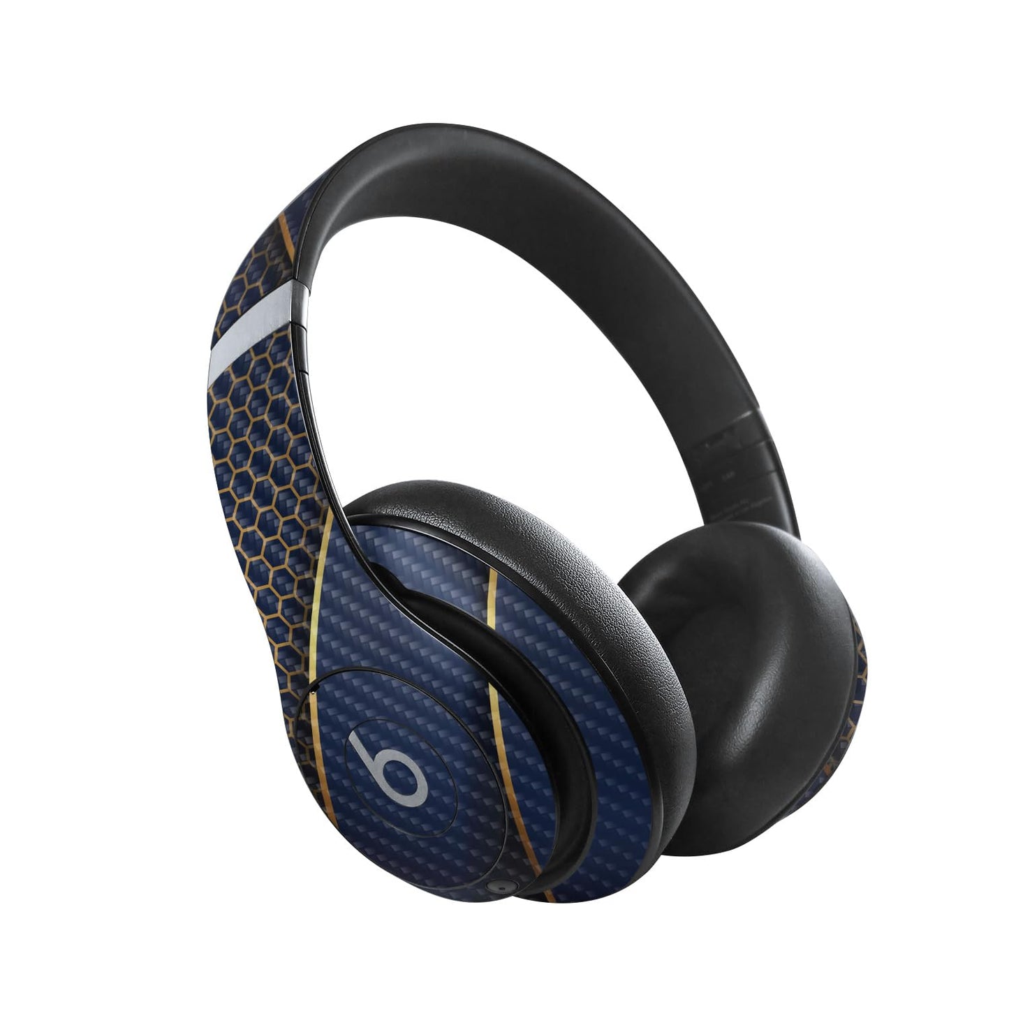 MightySkins Carbon Fiber Skin Compatible with Beats Studio Pro - Modern Hex | Protective, Durable Textured Carbon Fiber Finish | Easy to Apply