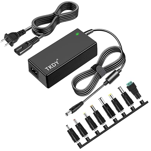 TKDY 24V 2.5A Power Supply 60W AC Adapter AC 100-240V to DC 24 Volt 2.5 Amp Converter, fit for 24Vdc LED Light Strip, Speaker, Soundbar, Printer…