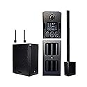 EMB 10BT PK1 1500W Tower Bluetooth All-in-One Linear Array PA Portable Linkable Speaker - Perfect for Home/Karaoke/Birthday/DJ…