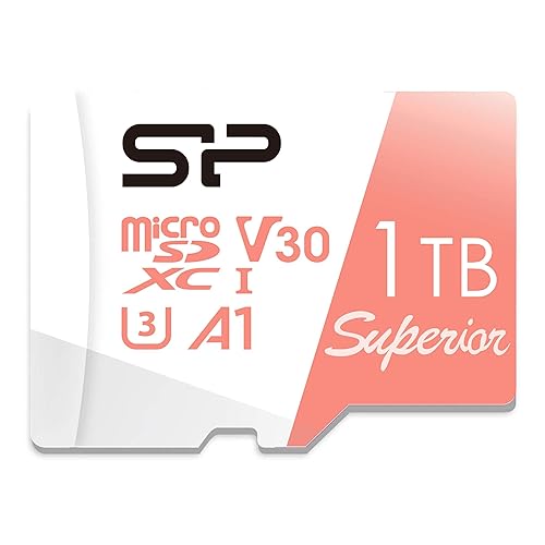 SP Silicon Power 1TB Micro SD Card U3 Nintendo-Switch Compatible, SDXC microsdxc High Speed MicroSD Memory Card with Adapter