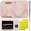 SZHSYJY Case for Kodak PIXPRO FZ55,FZ55 accessories,Soft Silicone Protective Case Removable Lens Cover,Comes with 2 Screen Protectors and 1 Wrist