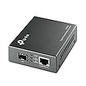 TP-Link MC220L | Gigabit SFP to RJ45 Fiber Media Converter | Fiber to Ethernet Converter | Plug and Play | Durable Metal Casing | Versatile