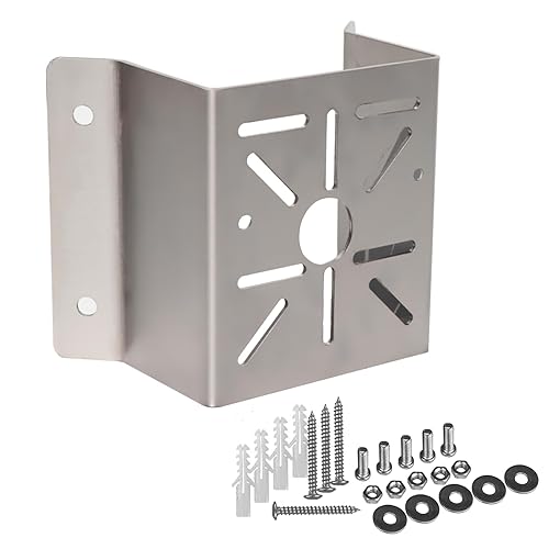 WiTi Universal Corner Mount for Security Camera, Stainless Steel Mounting Corner Bracket for Wall Mount Corner, Suitable for CCTV Cameras LED