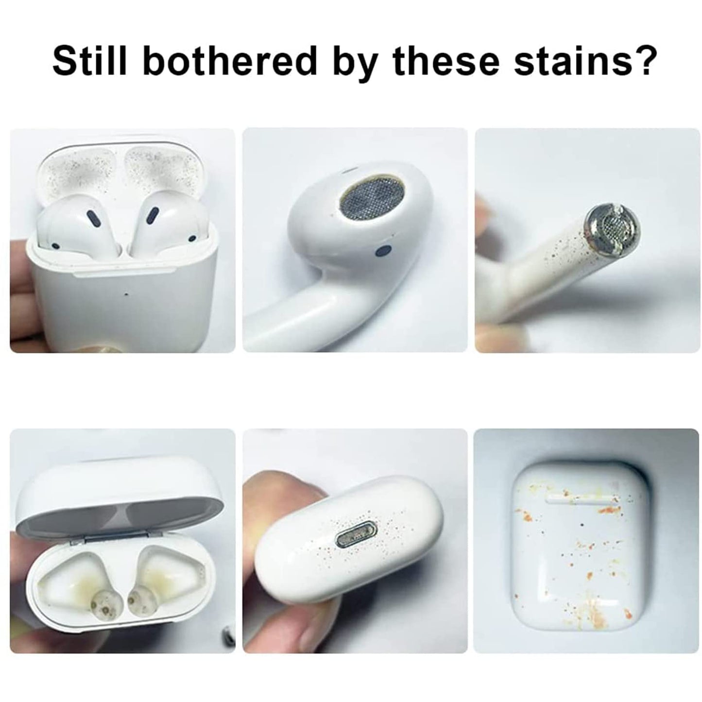Bluetooth Earbuds Cleaning Pen,Cleaner Kit for Airpods Pro,Earbud Cleaning Kit,Multifunction Headphone Cleaning Pen Tool with Soft Brush Suitable
