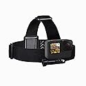 Sametop Head Strap Mount Compatible with GoPro Hero 13, 12, 11, 10, 9, 8, Hero 7 Black, 7 Silver, 7 White, Hero 6, 5, 4, Session, 3+, 3, 2, 1, Hero
