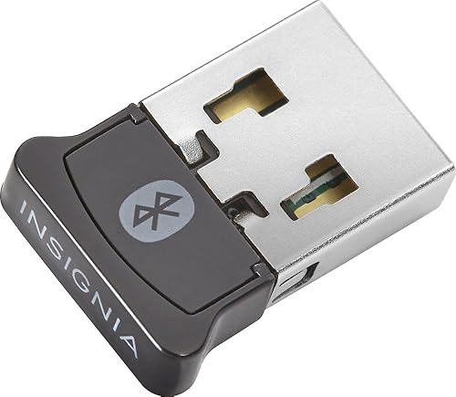 Insignia - Bluetooth 4.0 USB Adapter - Black