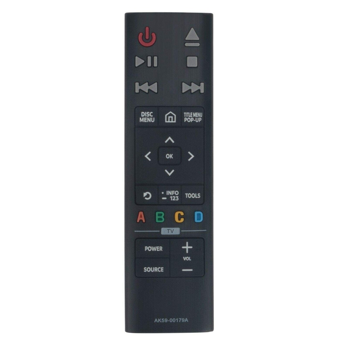 AK59-00179A Replace Remote for Samsung DVD Player UBD-KM85C UBD-K8500 UBD-KM85CZA