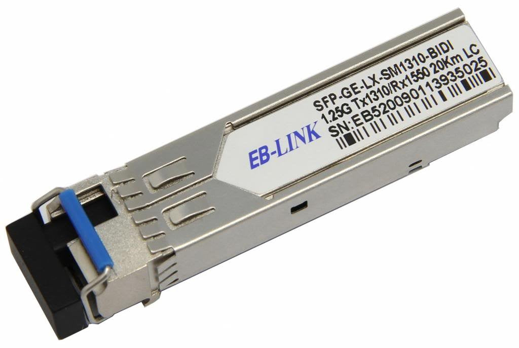 EB-LINK D-Link Compatible DEM-330R BIDI 1.25G TX1310/RX1550nm 10KM SFP Transceiver Module