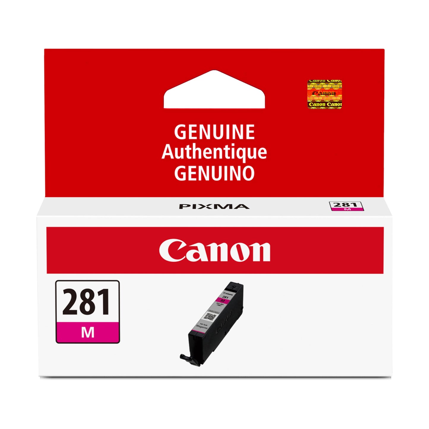Canon CLI-281 Genuine Magenta Ink Tank, Compatible with TR8520, TS9120,TS8120, TS6120, TS9521C/a, TS9520/a, TS8220, TS6220, TS8320, TS6320,