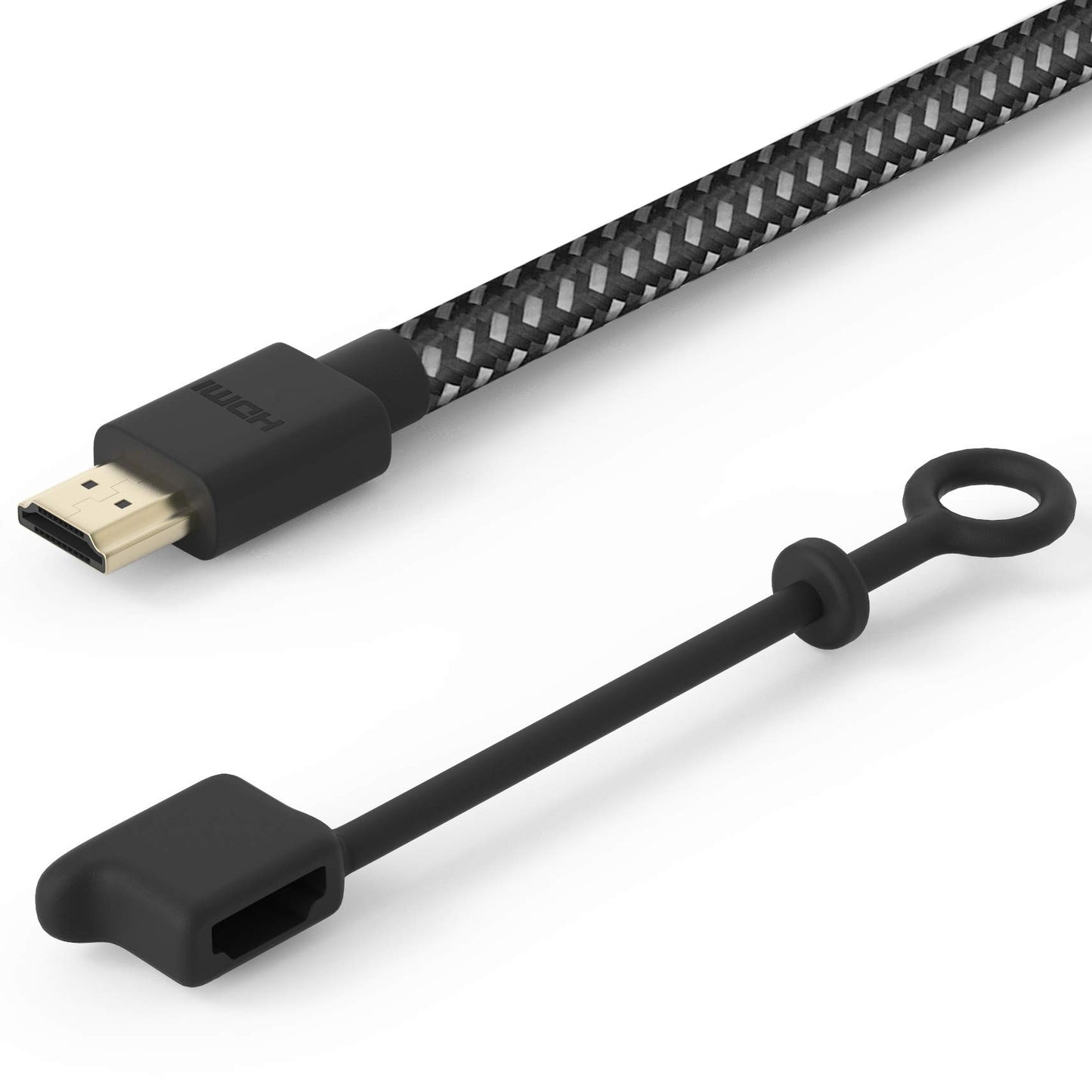 10-Pack Cozy HDMI Caps for HDMI Cables/Cords/Tether - Provides Dust and Oxidation Protection, Projection Adapter Cover, Protects During Travel