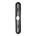 Mic+Tight The Police Mic Clip Tactical Portable Radio Mic Clip for Uniforms or Bullet-Proof Vest Carriers | Black