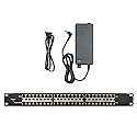 PoE Texas 24 Port PoE Injector with 48v120w Power Supply - 10/100 Data - Rack Mount - Add Passive Mode B 802.3af PoE to a Non PoE Switch for VoIP