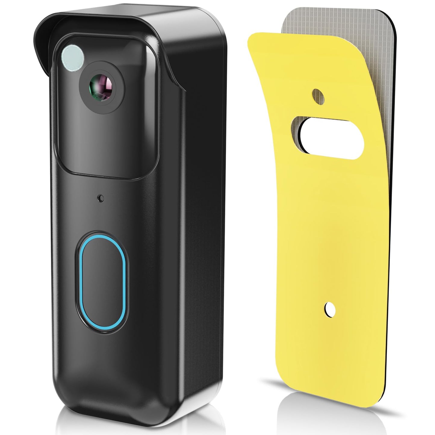 No-Drill Adhesive Doorbell Mount Compatible with Blink Doorbell (2nd Gen), Door Mounting Holder Bracket Accessories, Not Block Motion Sensor