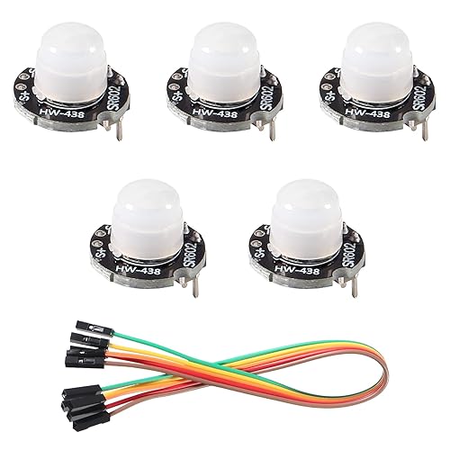 AITIAO 5Pcs SR602 Motion Sensor Detector Module Mini Pyroelectric Infrared Sensory Switch High Sensitivity for Electronic DIY
