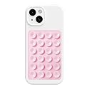 AZXYI Anteel Silicone Suction Phone Case Mount, Silicon Adhesive Suction Cup Phone Mount, Non Slip Sticky Phone Grip for Cellphone, Strong Grip Holder