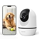 WUUK 4MP Indoor Security Camera, Pan Tilt Cam for Baby Monitor, Wi-Fi Home Security Pet Camera for Dog or Cat, Motion Detection & Tracking, Night