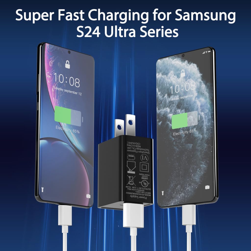 Micro USB Cable Long Android Charger Cable for Samsung Tablet Charger Cord,Fast Phone Android USB Charging Cord for Kindle Fire Tablet,Galaxy S7 S6 S7