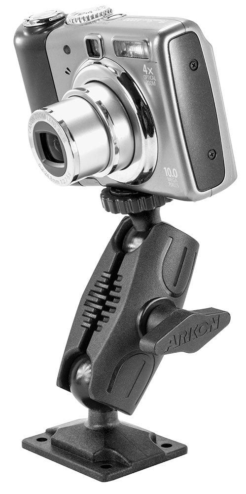 ARKON Heavy Duty 4 Hole AMPS Camera Wall Mount for Cameras and Video Cameras Black (RMSAMPS1420)