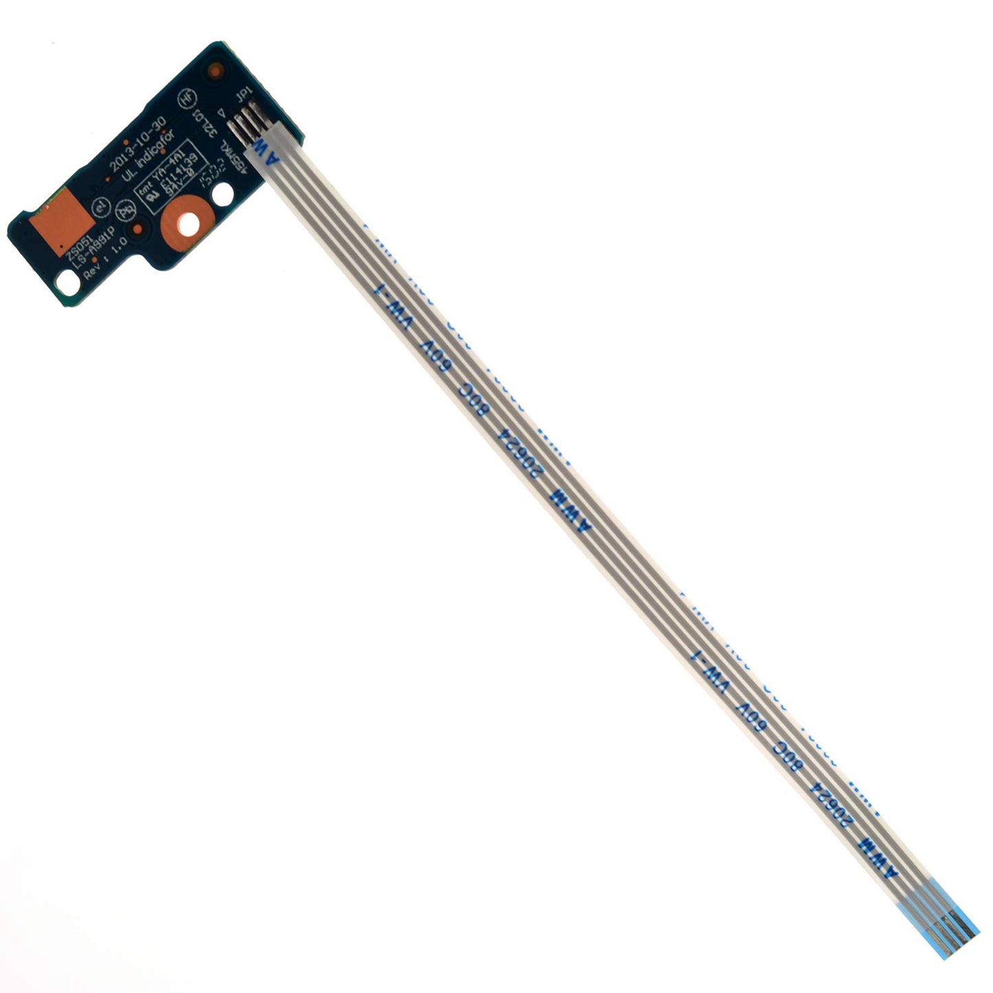 Deal4GO Power Switch Button Board w/Cable for HP Pavilion 15-R 15-G 15-S 14-R 14-G 250-G3 255-G3 256-G3 LS-A991P 749650-001