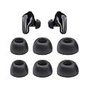 Replacement Ear Tips for Bose New QuietComfort Ultra Earbuds (2nd Gen) Wireless Earbuds, Memory Foam Tips 3 Pairs (S/M/L) Black