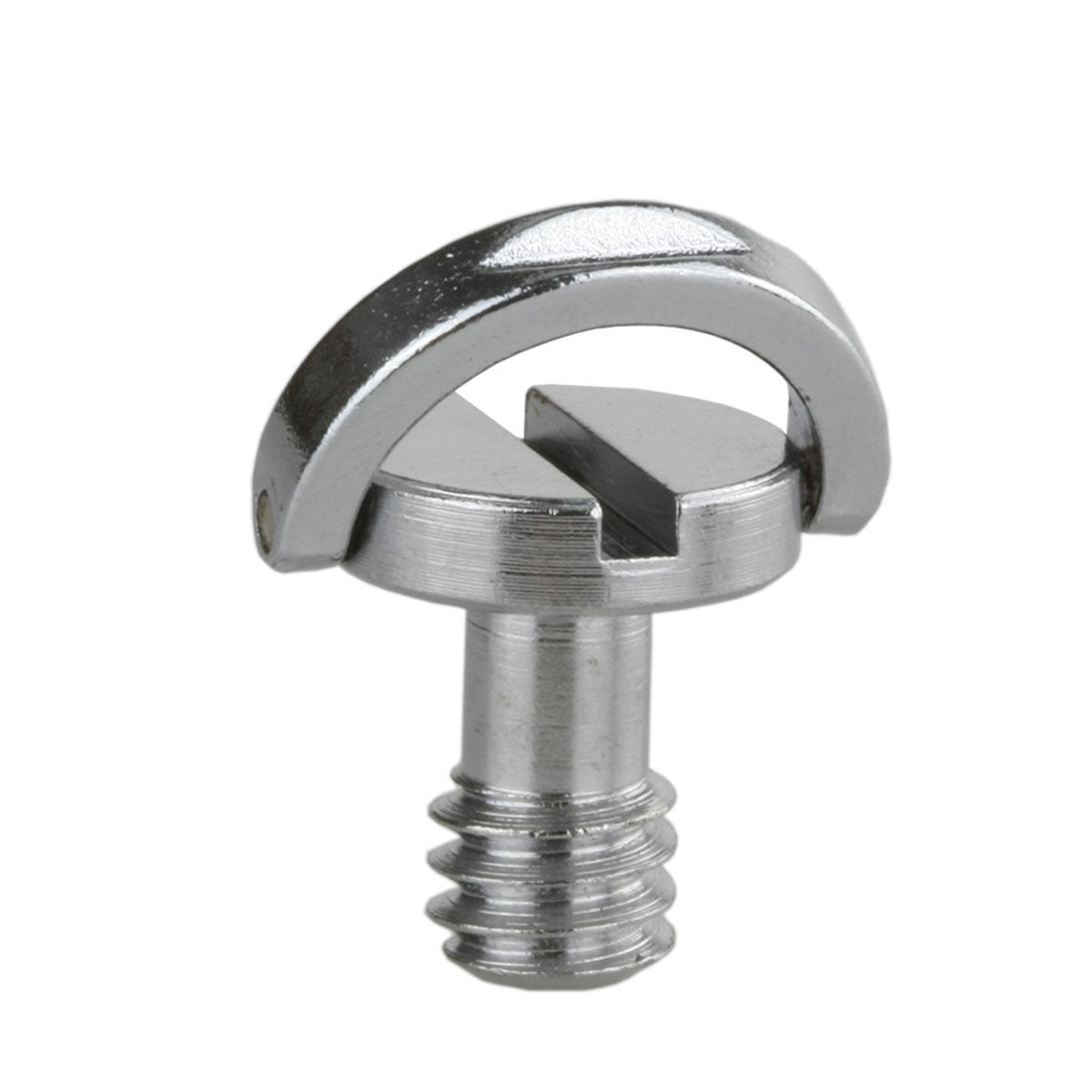 Haoge 1/4"-20 D-Ring Stainless Steel Mounting Fixing Screw for Camera Tripod Monopod Quick Release Plate (Pack of 2)