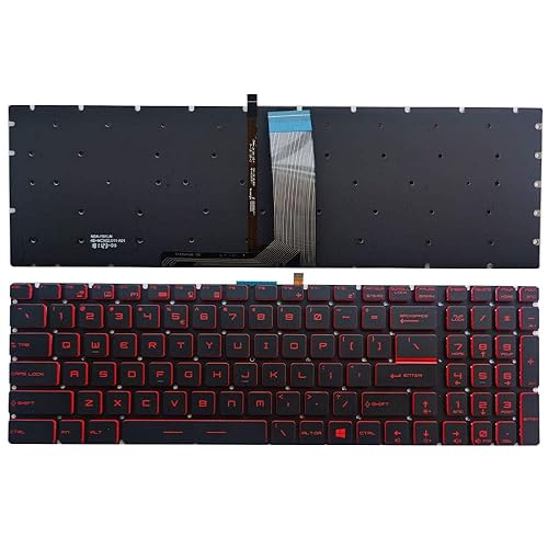 Laptop Replacement Keyboard Fit MSI MS-16J1 MS-16J2 MS-16J1C MS-13J3 MS-16J9 MS-179B MS-16JB US Layout Backlight