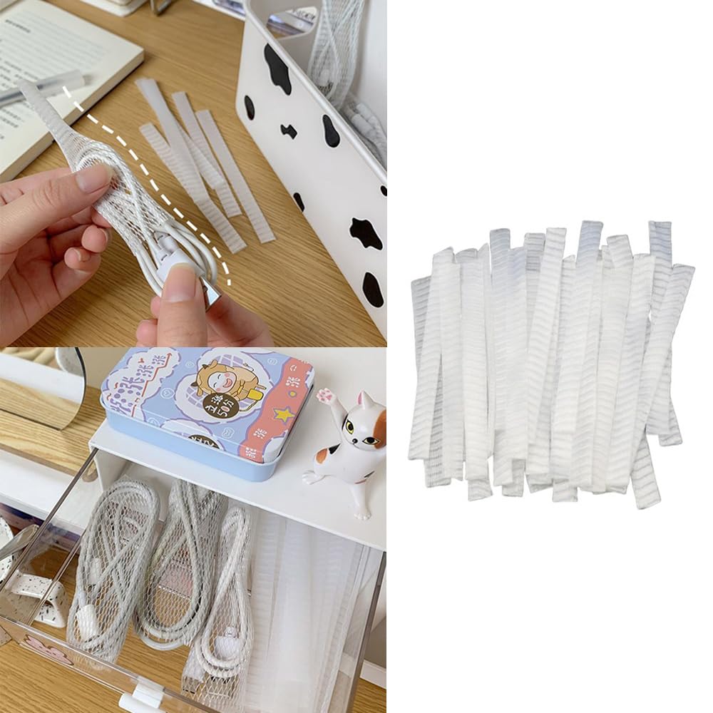 NentMent 100 Pack Makeup Brush Cover Reusable Expandable Makeup Brushes Guard Protector Sleeve Mesh Net for Makeup Brush Set Flat Foundation Brush