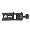 100mm Rail Nodal Slide Metal Screw Knob Clamp Quick Release Plate for Tripod Ball head Quick with RRS Arca Swiss Compatible