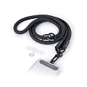 project-cb Phone Lanyard 1, Tether Tab 2, Crossbody Cell Phone Lanyard,Rope Lanyard,Universal Adjustable Phone Strap(Black-B)