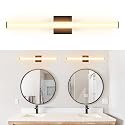 Ultralux Slim LED Vanity Light Bar - Wall Mounted, TRIAC Dimmable, Modern Bathroom Mirror Light - 14.5 W, 3000K (24 inch - 1 Pack, Black)