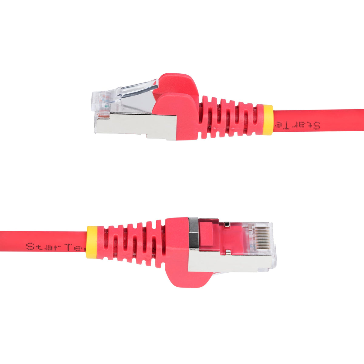 StarTech 25ft Cat6a Snagless Ethernet Cable, S/FTP, 100W PoE++, LSZH, Red