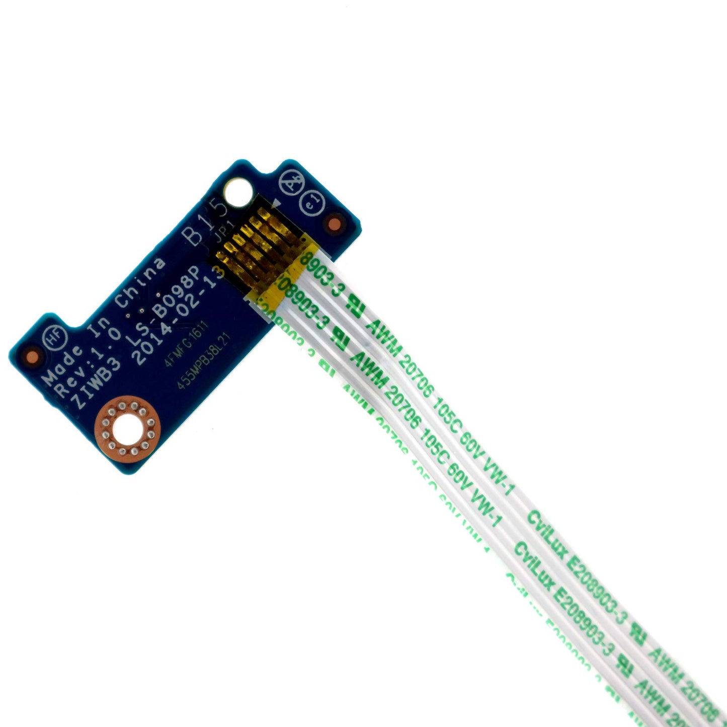 Deal4GO ON Off Power Switch Button Board w/Cable Replacement for Lenovo N50 B50-30 B51-30 B50-45 B50-70 B50-80 B55-80 E50-80 NBX0001KR00 LS-B098P