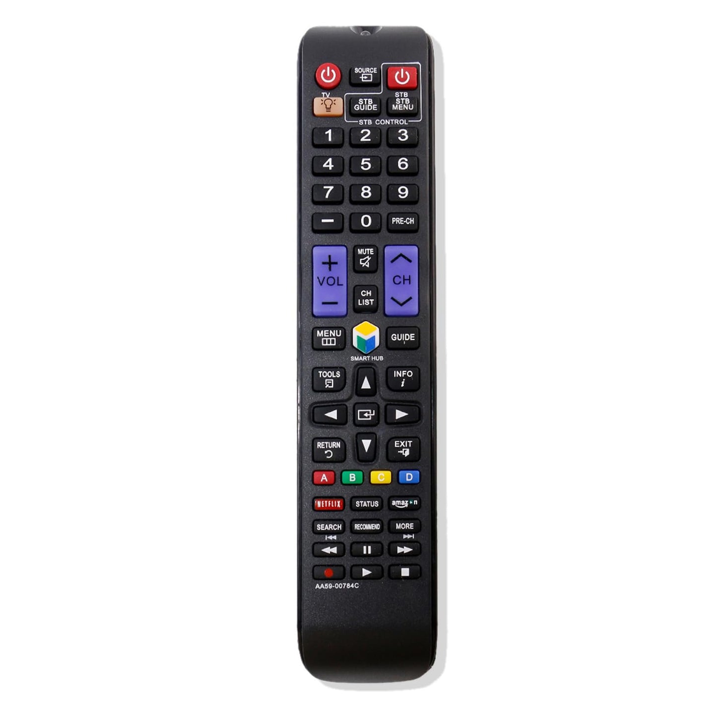AA59-00784C Replaced Remote Control fit for Samsung TV LED HDTV 5500 5 Series UN55F6300AF UN65F6300AF UN32F6300AF UN40F6300AF UN46F6300AF UN60F6300AF