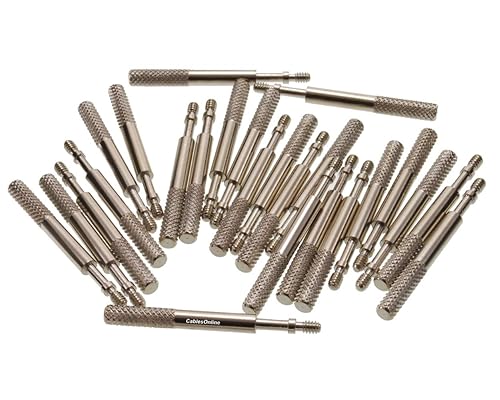 CablesOnline 25-Pack Metal Thumb Screws for Parallel/Serial DB9/DB25/VGA Connectors (SCR-T05-25)
