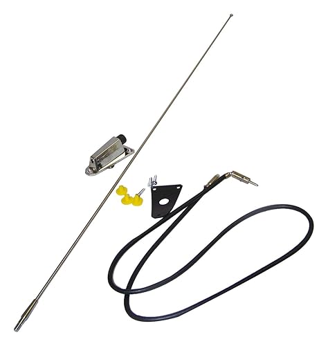 Crown Automotive Antenna Kit Electronics and Telematics, Silver