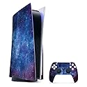 MightySkins Gaming Skin for PS5 / PlayStation 5 Bundle - Nebula | Protective Viny wrap | Easy to Apply and Change Style | Made in The USA