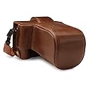 MegaGear MG1922 Ever Ready Genuine Leather Camera Case Compatible With Fujifilm X-T4 (Xf16-80MM) - Brown
