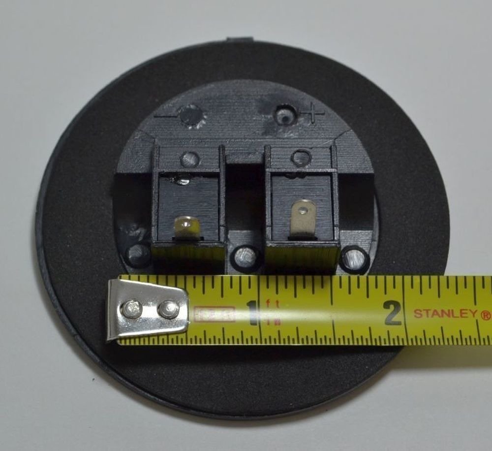 Nippon America 2-Pack Round Speaker Wire Terminal Cups, Spring Type for Subwoofer Speaker Boxes