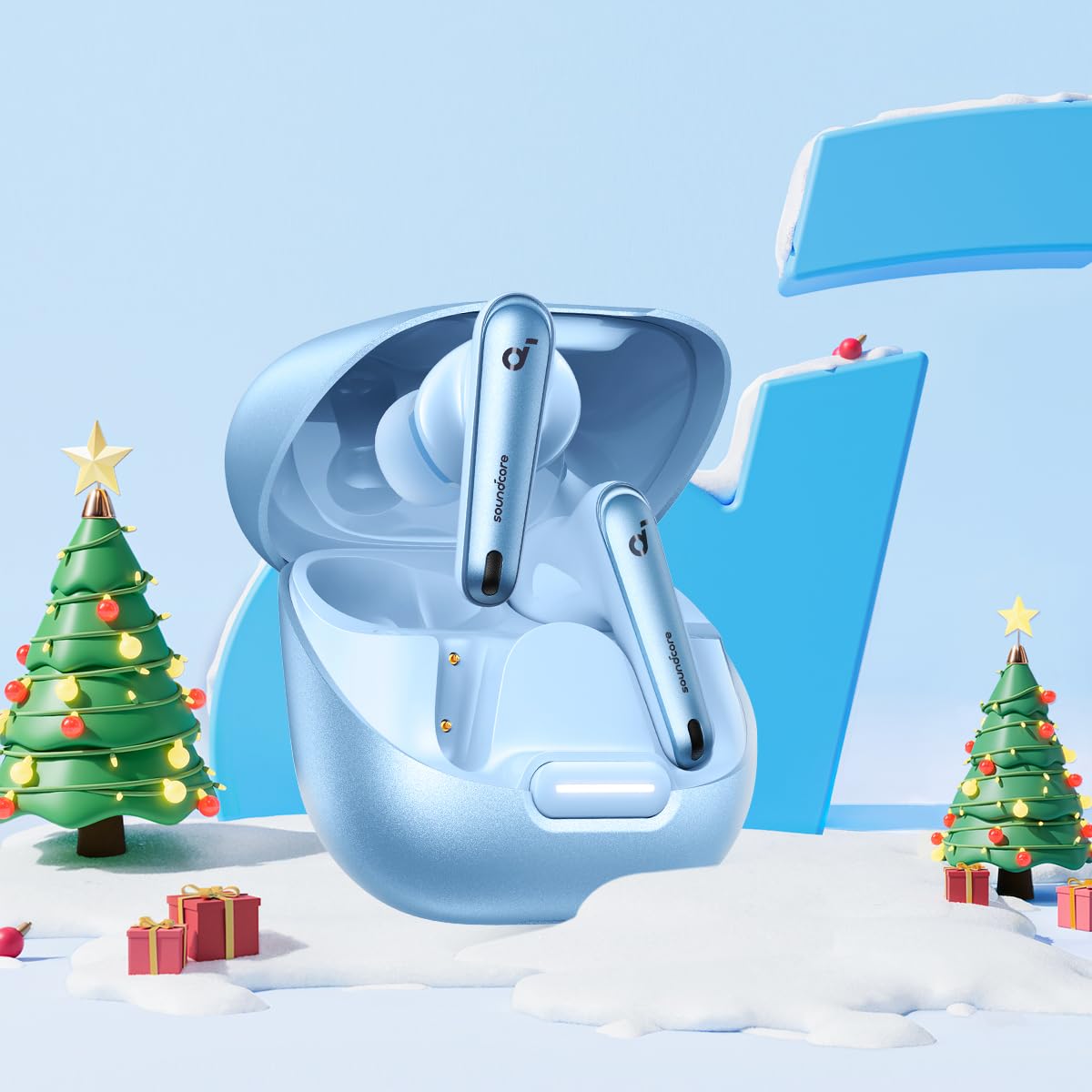 Soundcore by Anker Liberty 4 NC Wireless Noise Cancelling Earbuds, 98.5% Noise Reduction, Adaptive Noise Cancelling to Ears and Environment, Hi-Res