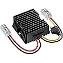 24V to 12V Converter 20A 240W with Fuse Waterproof and Wire Terminal Block, Step Down 20V to 12V, Safe for Golf Cart Truck Vehicle Boat Solar System…